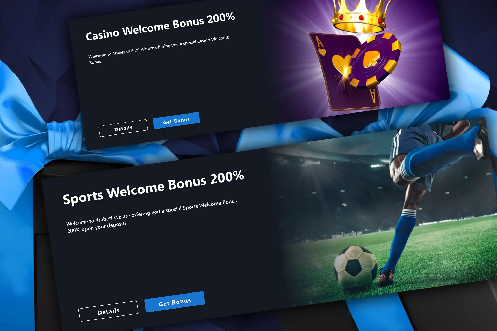 By completing the registration before the end, you can expect to receive a welcome bonus of your choice: either sports or casino.