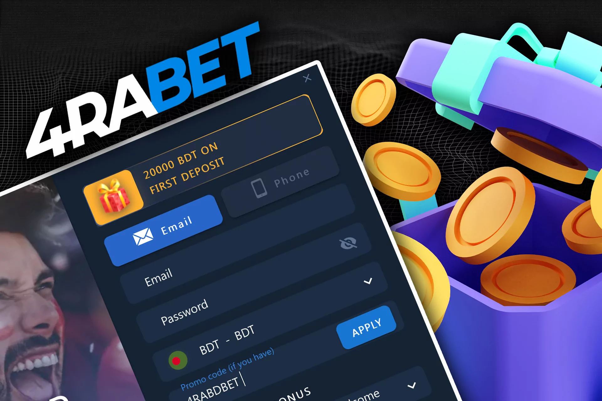 Note that the 4Rabet Casino bonus terms are different from the sports bonus. If you decide to take advantage of the second bonus, read its terms beforehand.